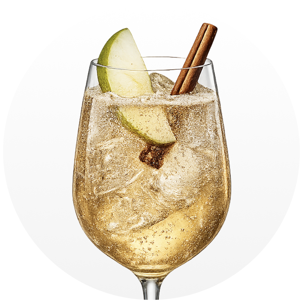 Яблочно-коричная шипучка