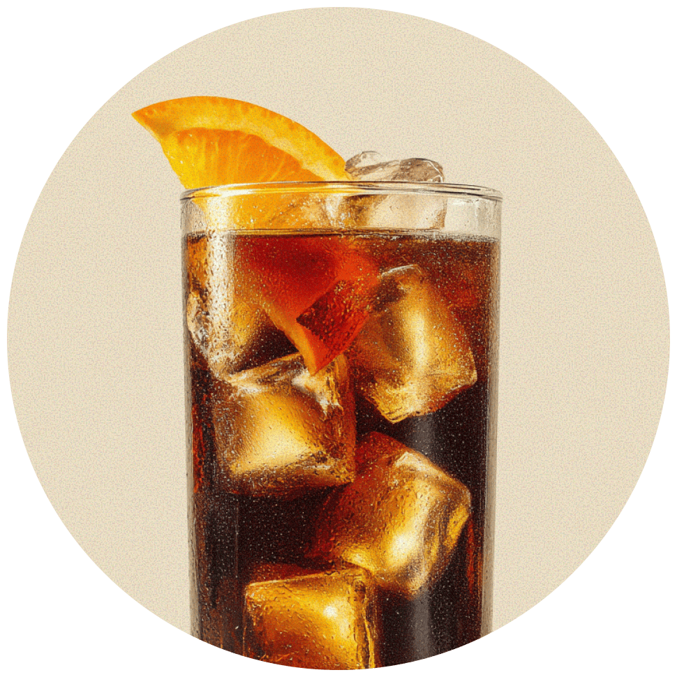 Гранатовый эспрессо-тоник