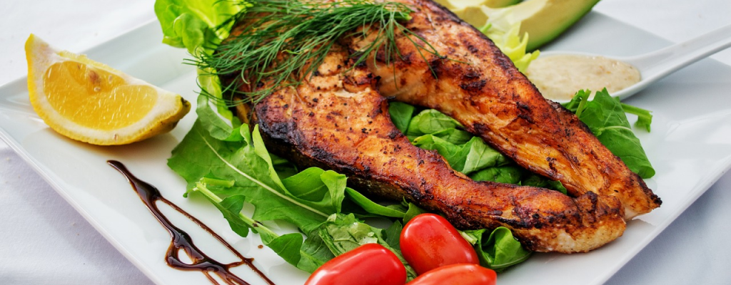 Лосось на гриле