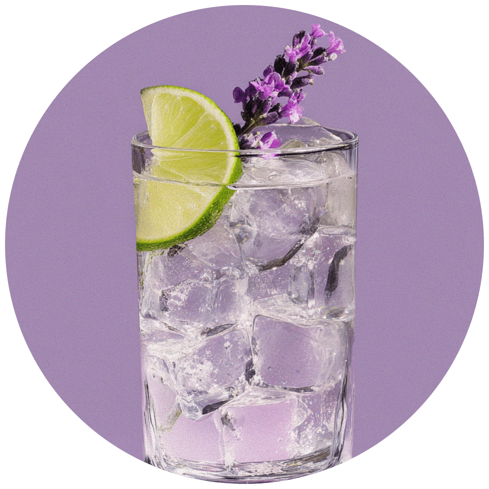 Лавандовый джин-тоник