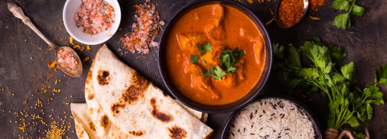 Курица карри с рисом