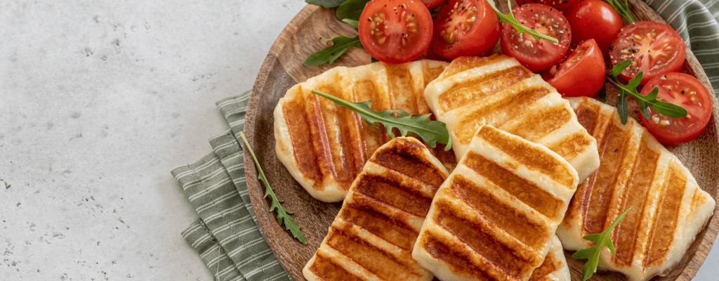 Жареный халуми