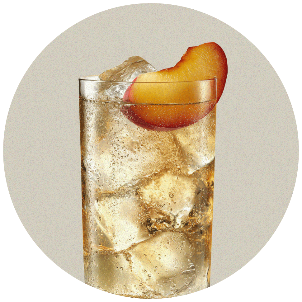 Умесю с персиками и тоником