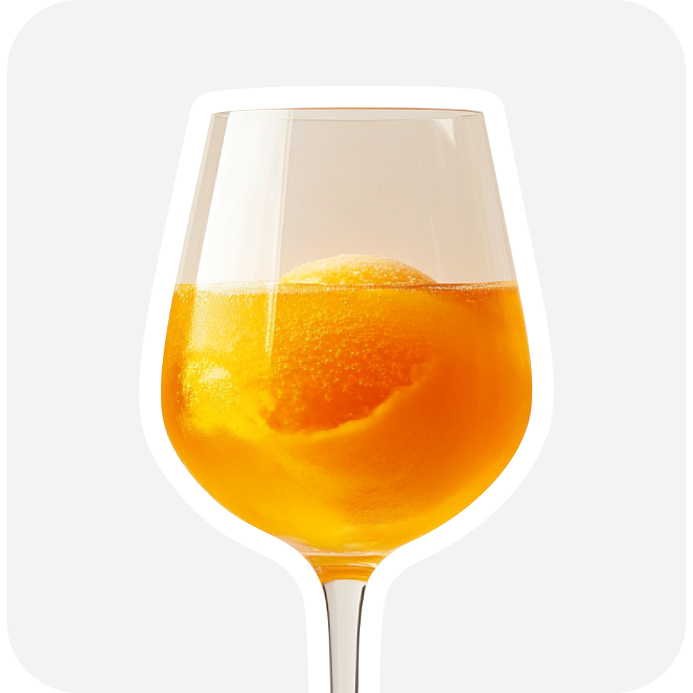 Апероль спритц с мороженым