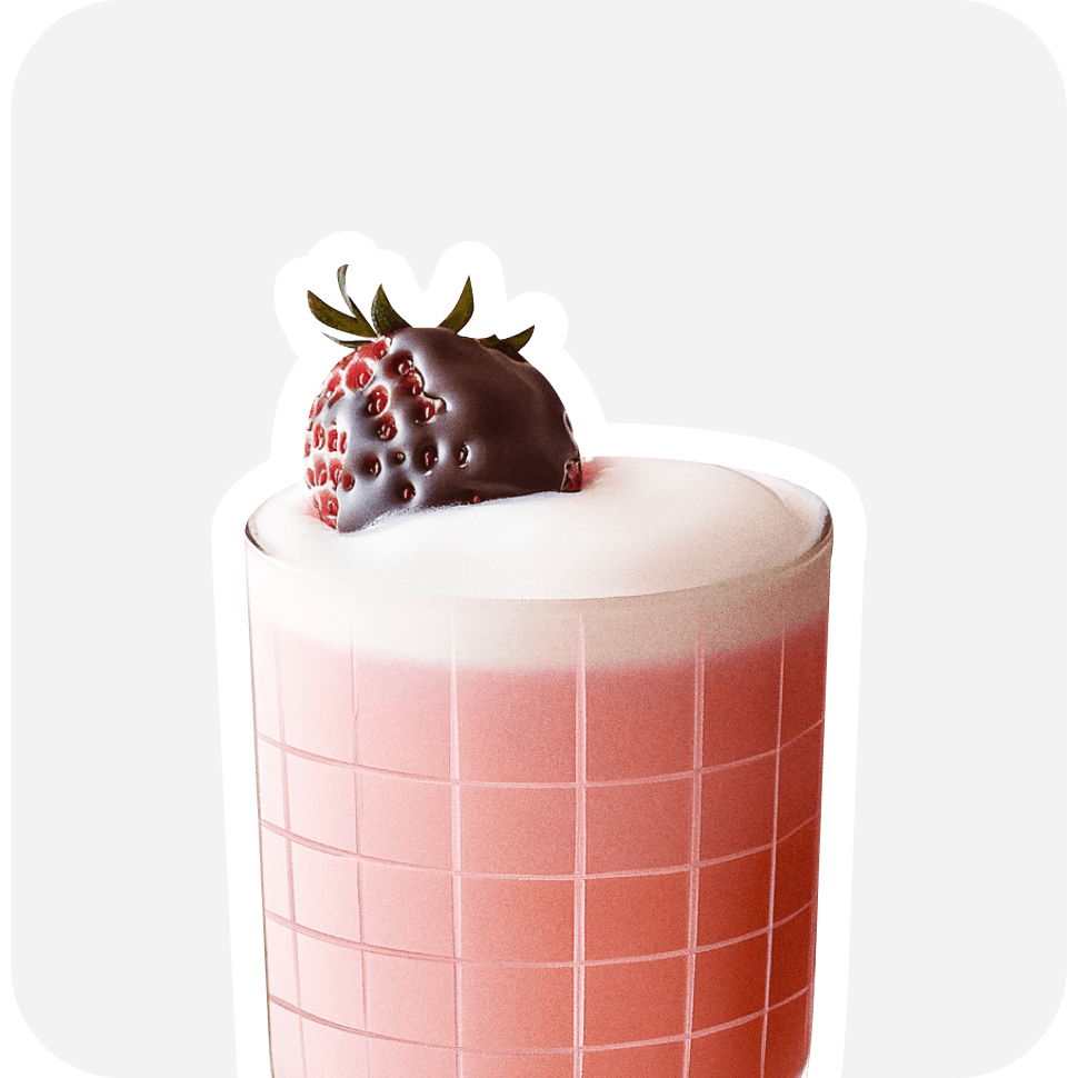 Клубничный джин сауэр