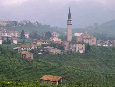 Rive — виноградники на холмах