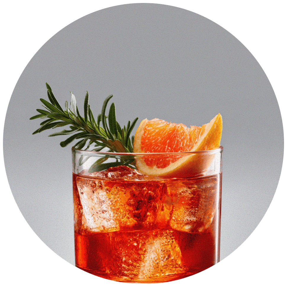 Дымный негрони с тоником