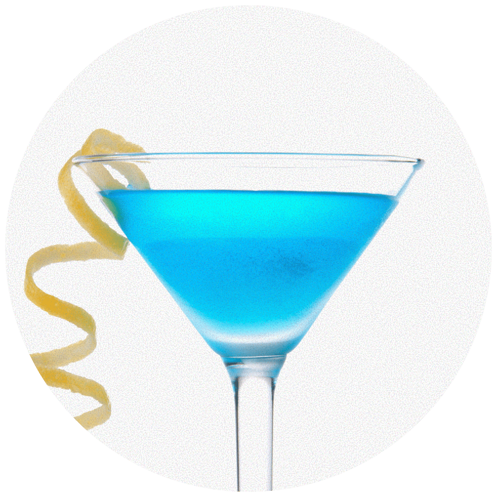 Синий «Космополитен»