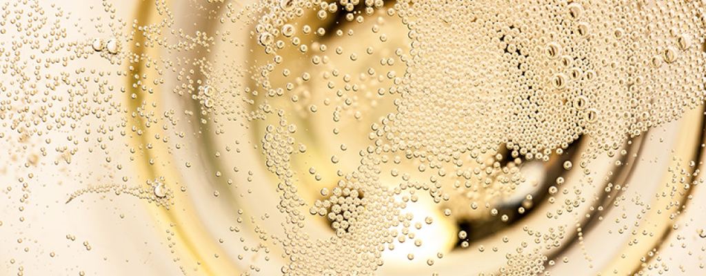 Пузырьки игристого вина