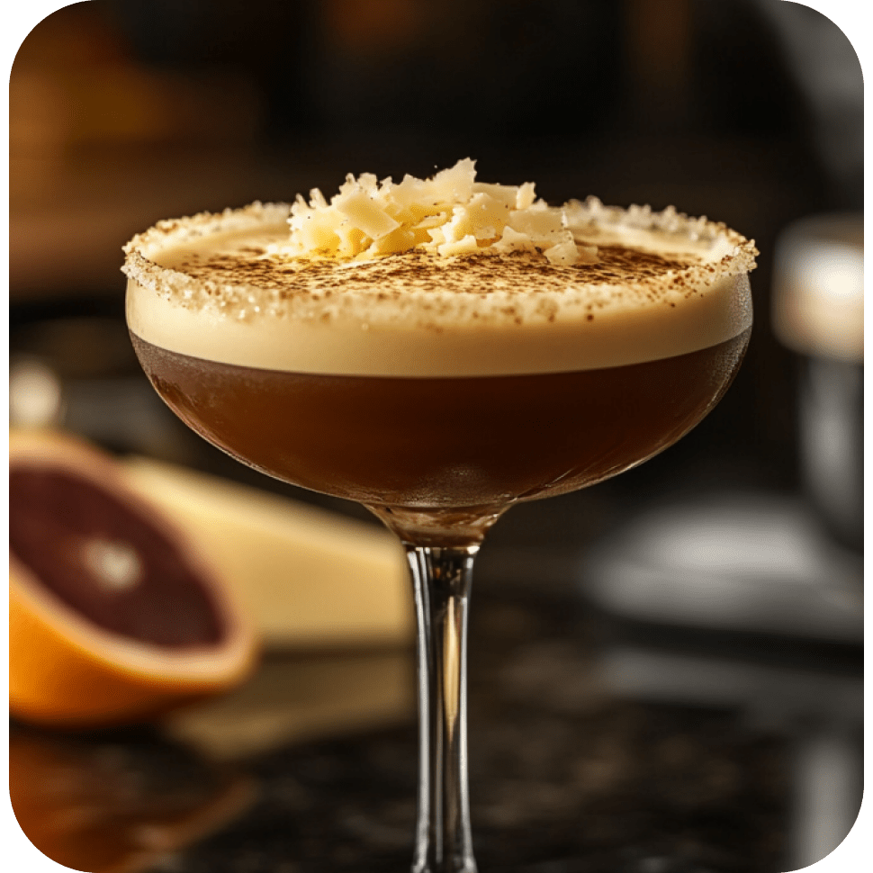 Эспрессо-мартини с пармезаном (Parmesan Espresso Martini)