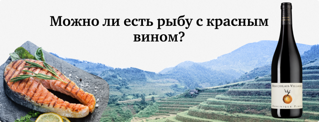 Можно ли есть рыбу с красным вином