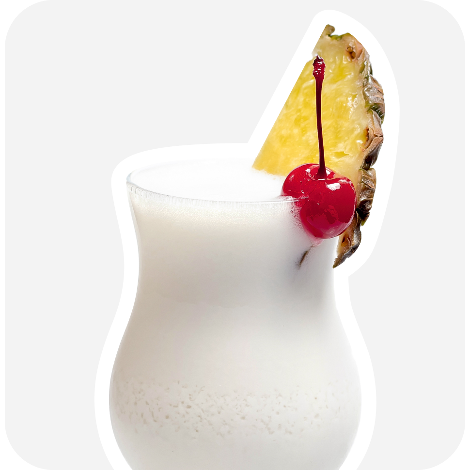 «Пина колада» с мороженым