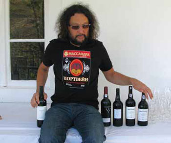 этикетка портвейна «Массандра»