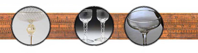 Разнообразие бокалов конец 18 — начало 19 века